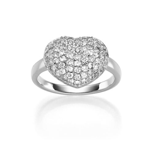 Ring Herz Hollywood Silber 925 Sterling MAINPUNKT 925 Sterling | Leticia Silver