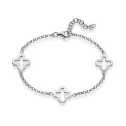 Armband Brasiliana 3er Blume 925' silber