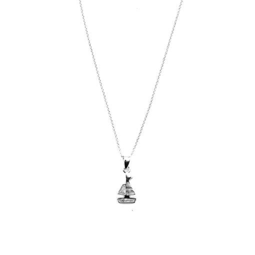 KIDS Kette Schiff 925 Sterling Silber