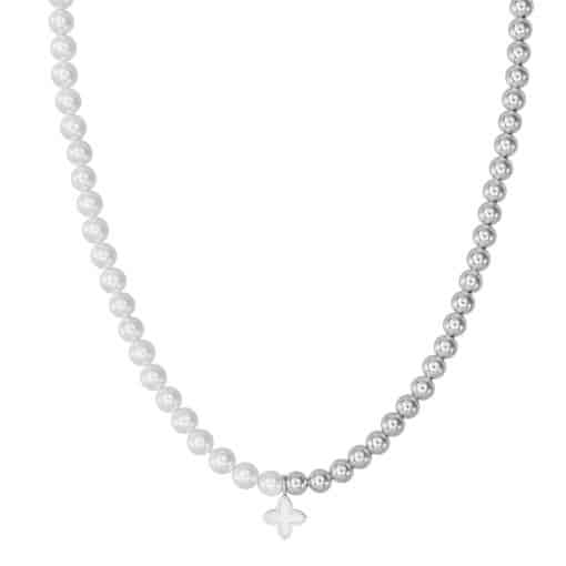 Tilla Kugelkette Edelstein mit 925 Sterling Silber