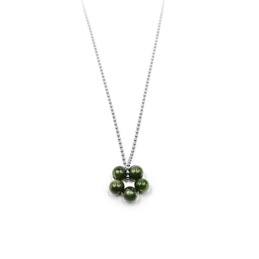 Kette Fleur Nour Edelstein mit 925 Sterling Silber